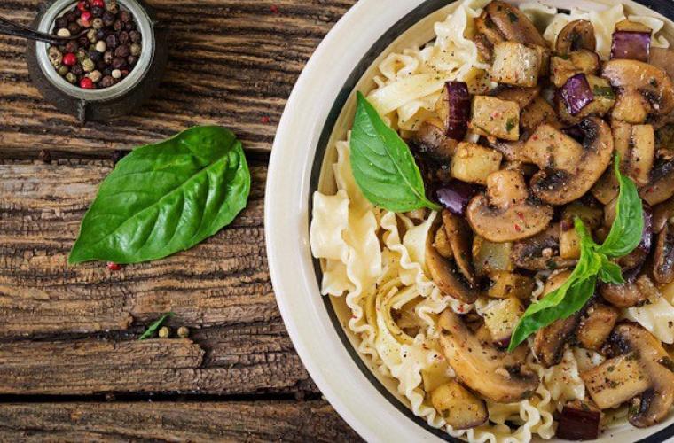 Pasta met verse paddenstoelen