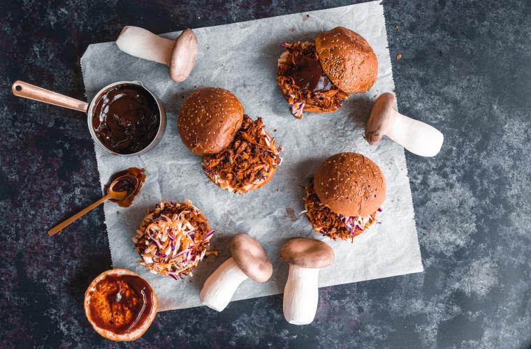 Broodje Pulled Paddenstoel