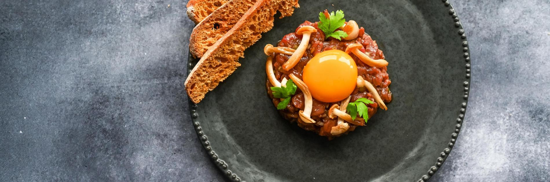 Japanse stijl Steak Tartare