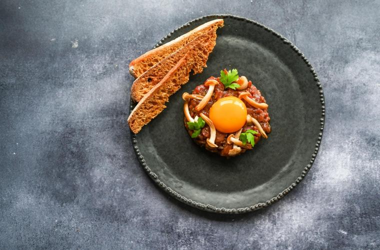 Japanse stijl Steak Tartare