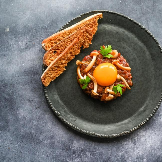Japanse stijl Steak Tartare