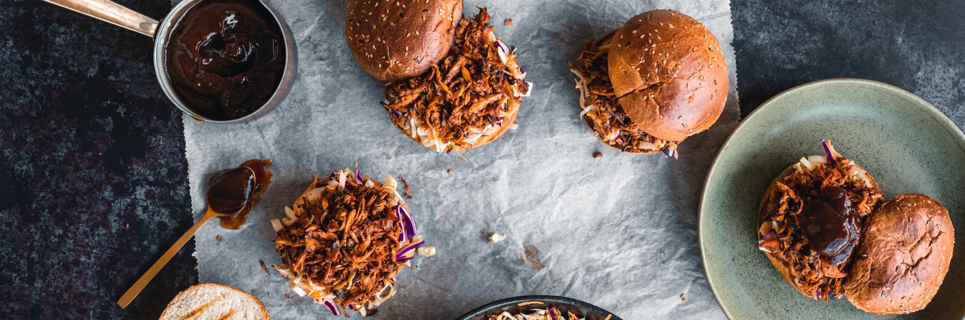 Broodje Pulled Paddenstoel